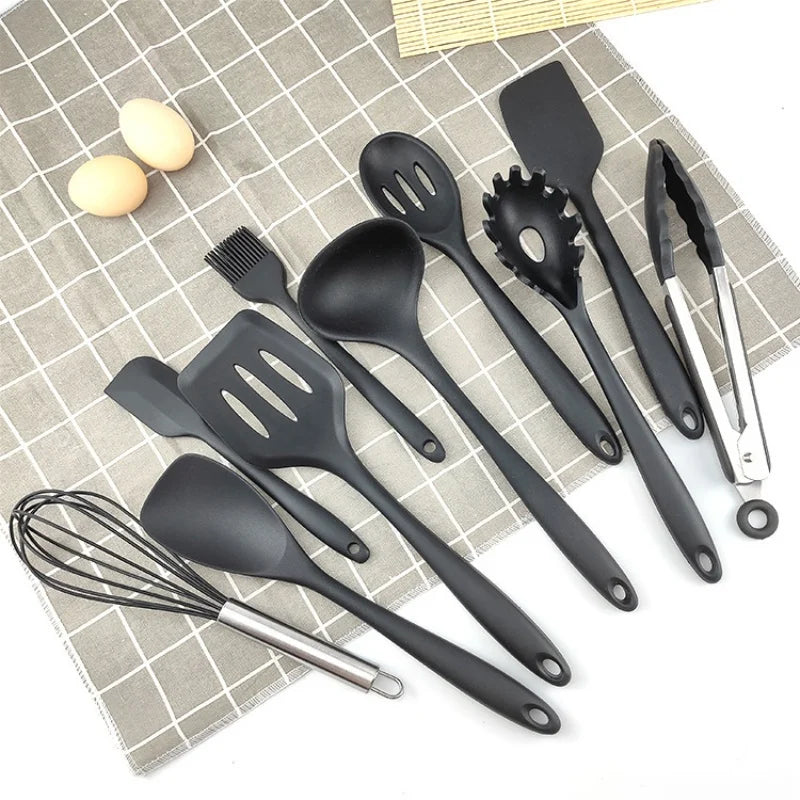 10 Piece Silicone Cookware Set for Kitchen-2