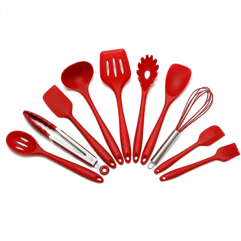 10 Piece Silicone Cookware Set for Kitchen-5