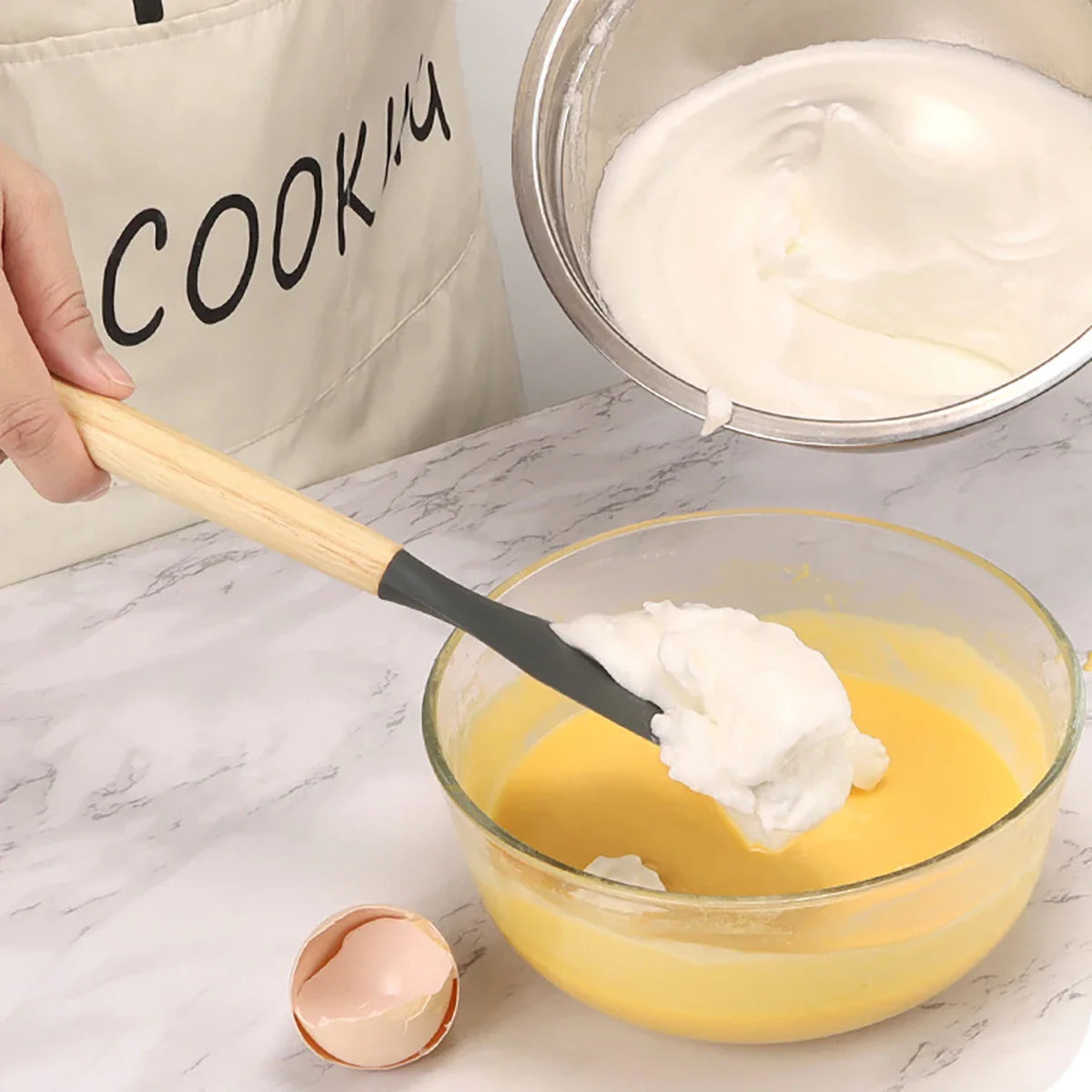 12Pcs Silicone Kitchen Utensil Set with Storage Bucket-3