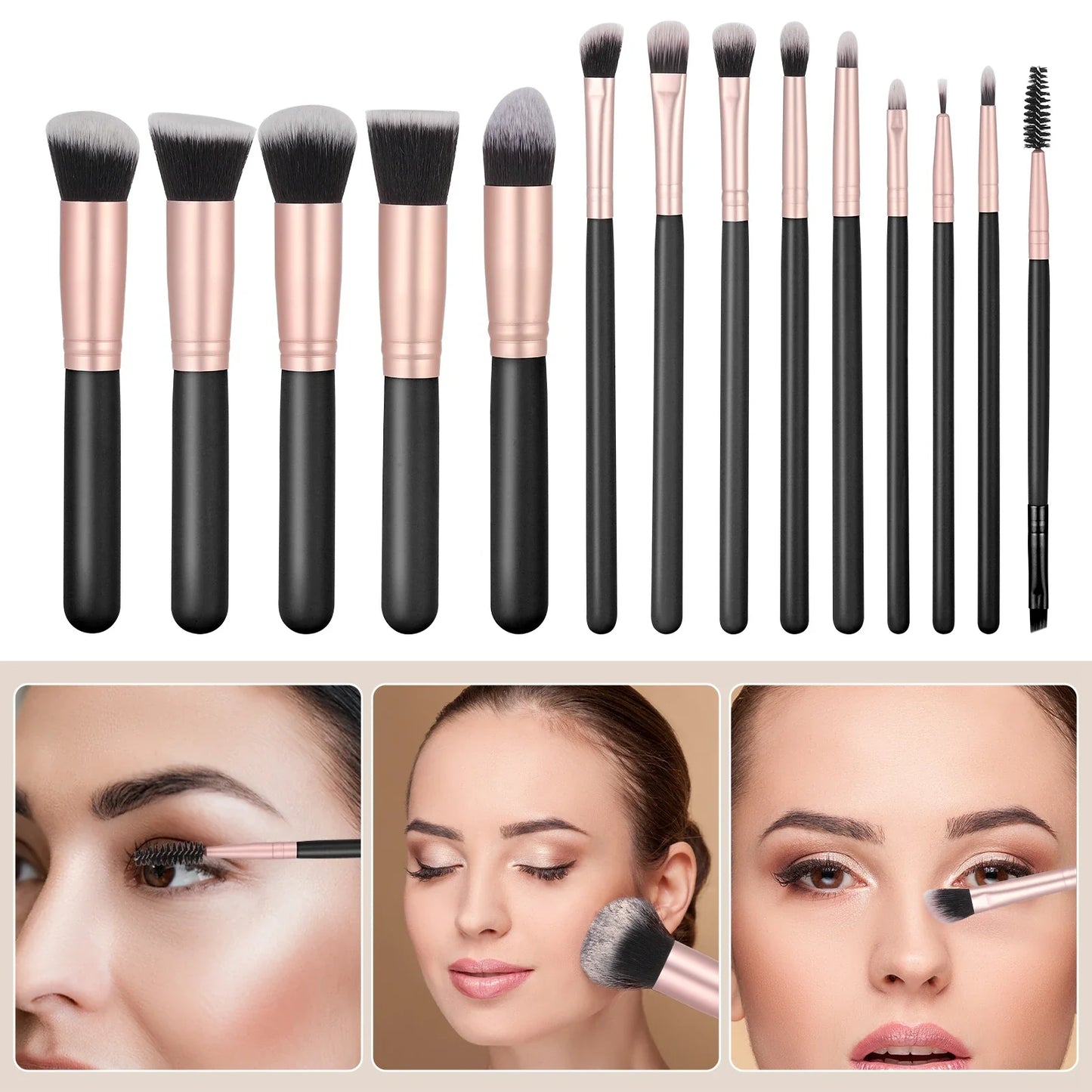 14PCS Premium Makeup Brushes Set-2