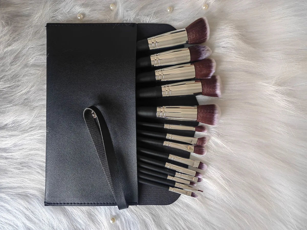 14Pcs Makeup Brush Set with Free Sponge-4