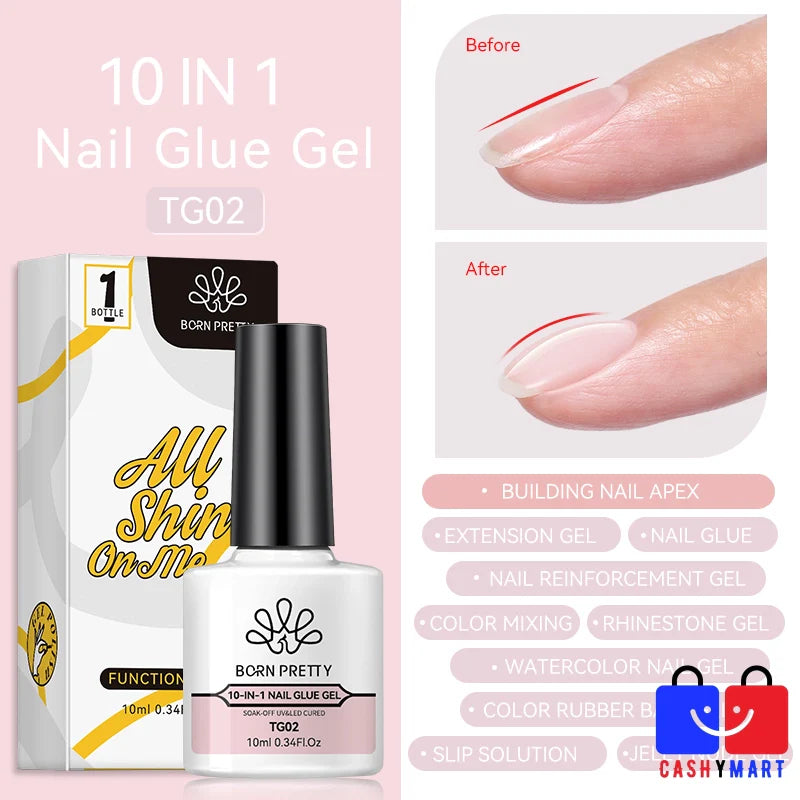 BORN PRETTY 10ml Jelly Nude Gel Nail Polish-33