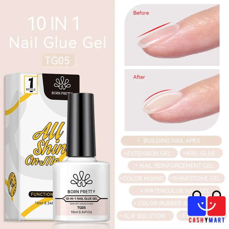 BORN PRETTY 10ml Jelly Nude Gel Nail Polish-49