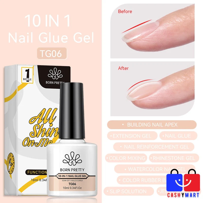 BORN PRETTY 10ml Jelly Nude Gel Nail Polish-90