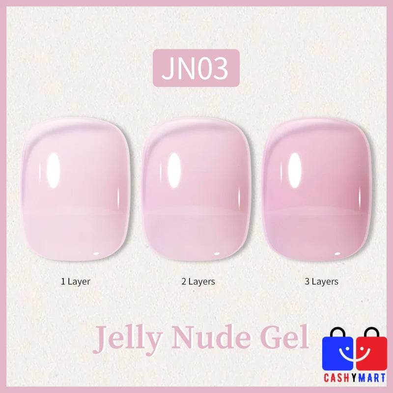 BORN PRETTY 10ml Jelly Nude Gel Nail Polish-50