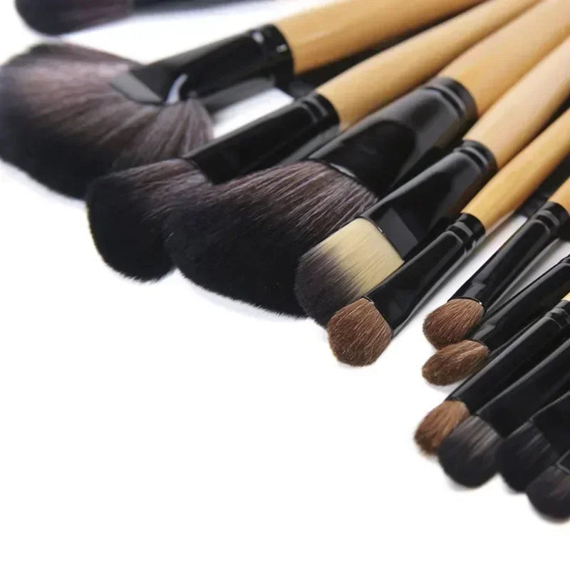 24 Piece Makeup Brush Set With Free Gift Bag-1