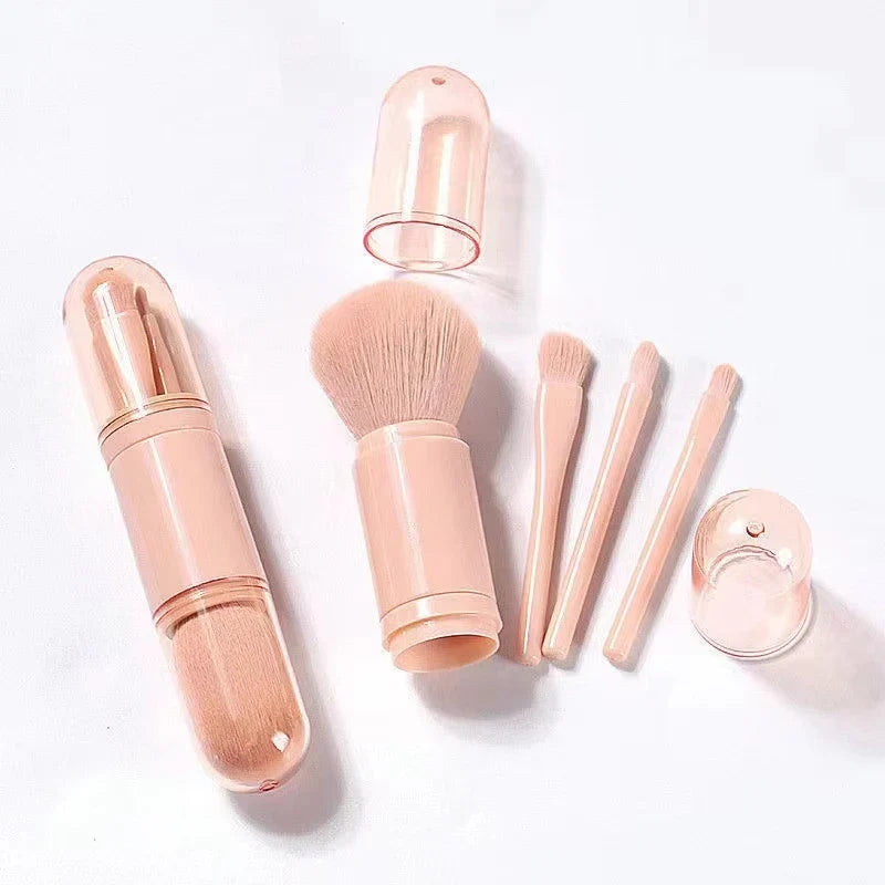 4in1 Travel Makeup Brushes Set Portable-1