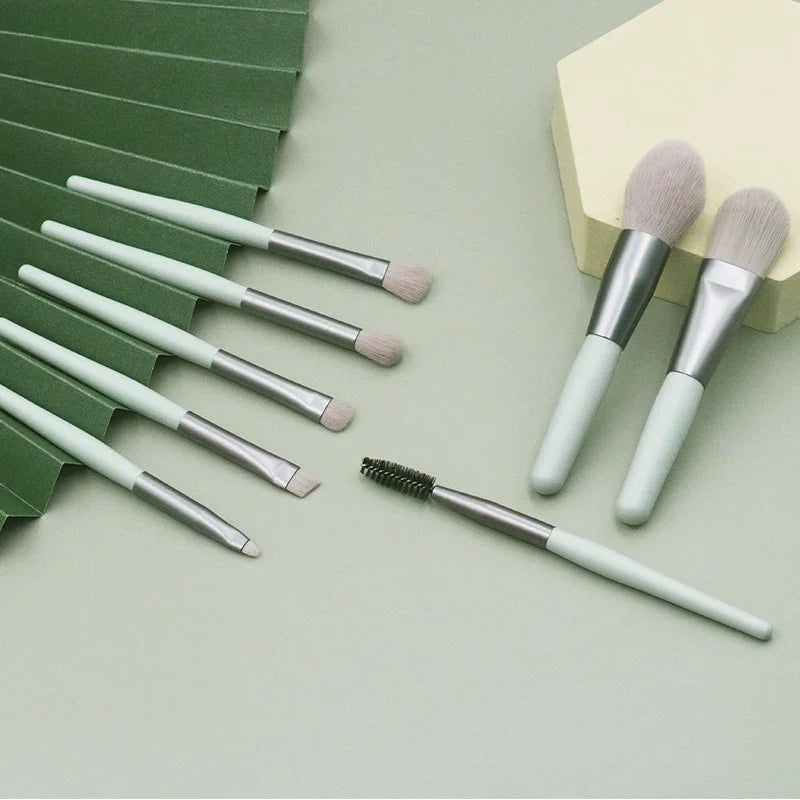 8Pcs Pro Pink Makeup Brush Set for Beauty-2
