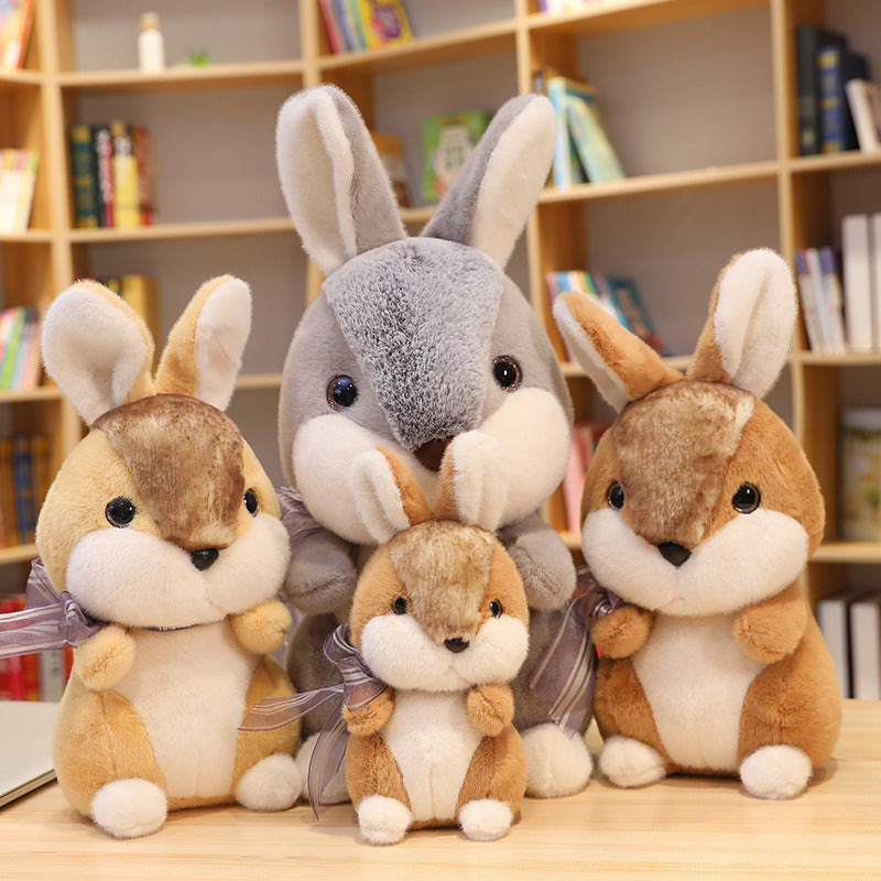 Adorable Plush White Rabbit Toys-0