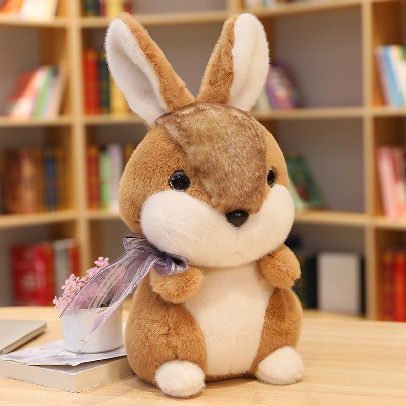 Adorable Plush White Rabbit Toys-3