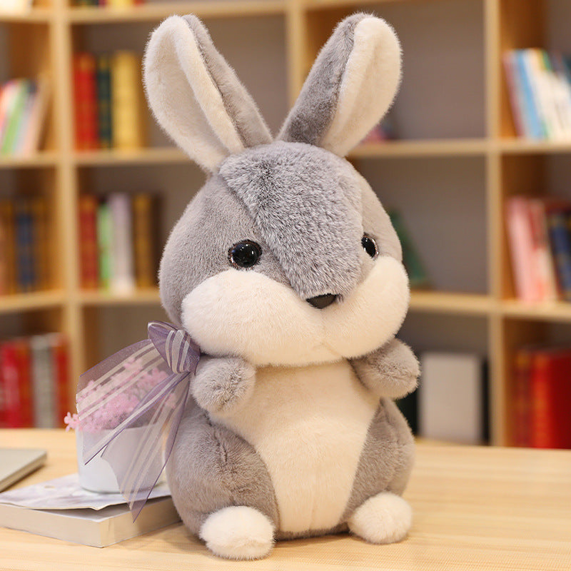 Adorable Plush White Rabbit Toys-4