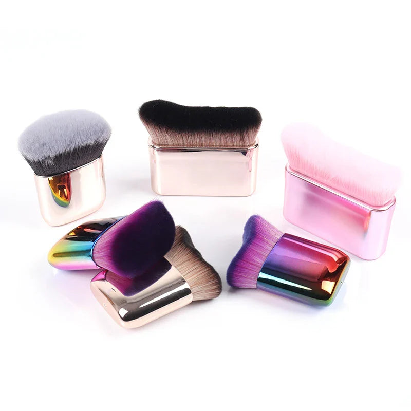 Angled Bronzer Makeup Brush Portable Handle-1