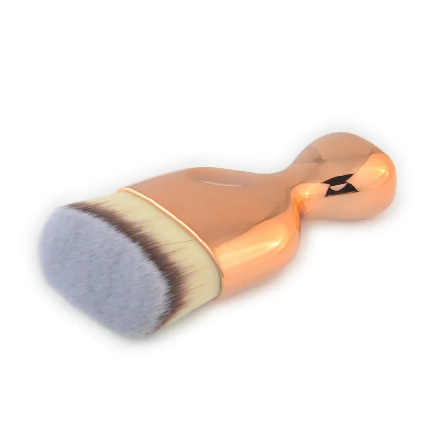 Angled Bronzer Makeup Brush Portable Handle-7