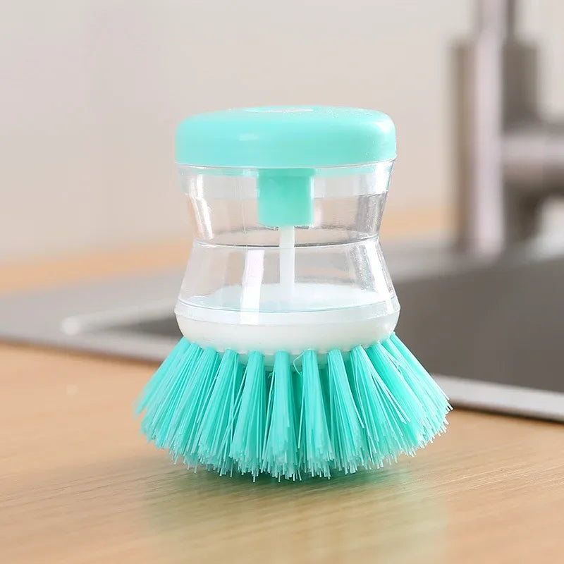 Automatic Kitchen Dish Brush with Soap Dispenser-5