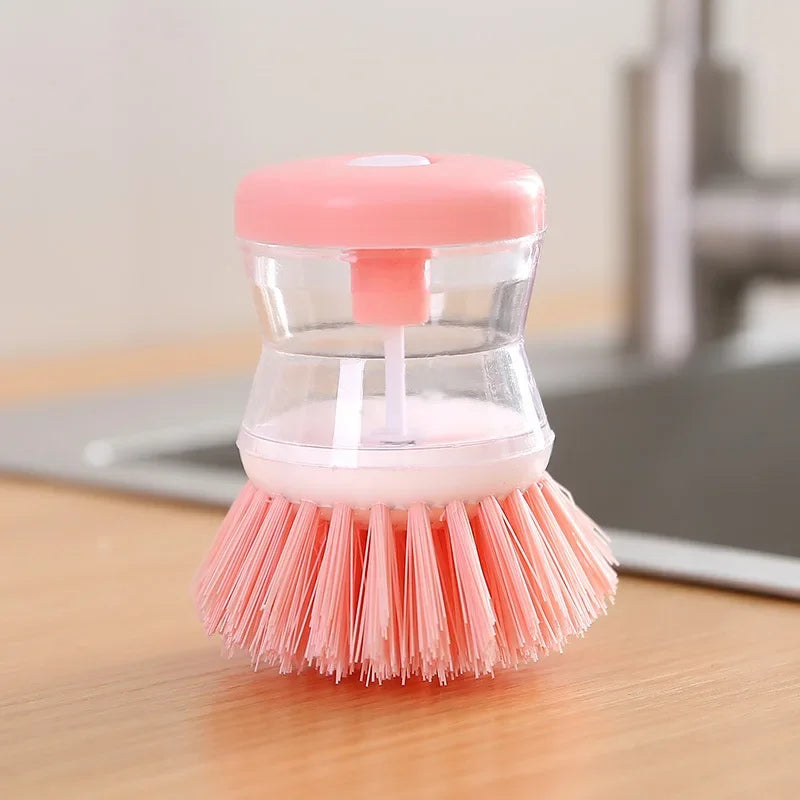 Automatic Kitchen Dish Brush with Soap Dispenser-6
