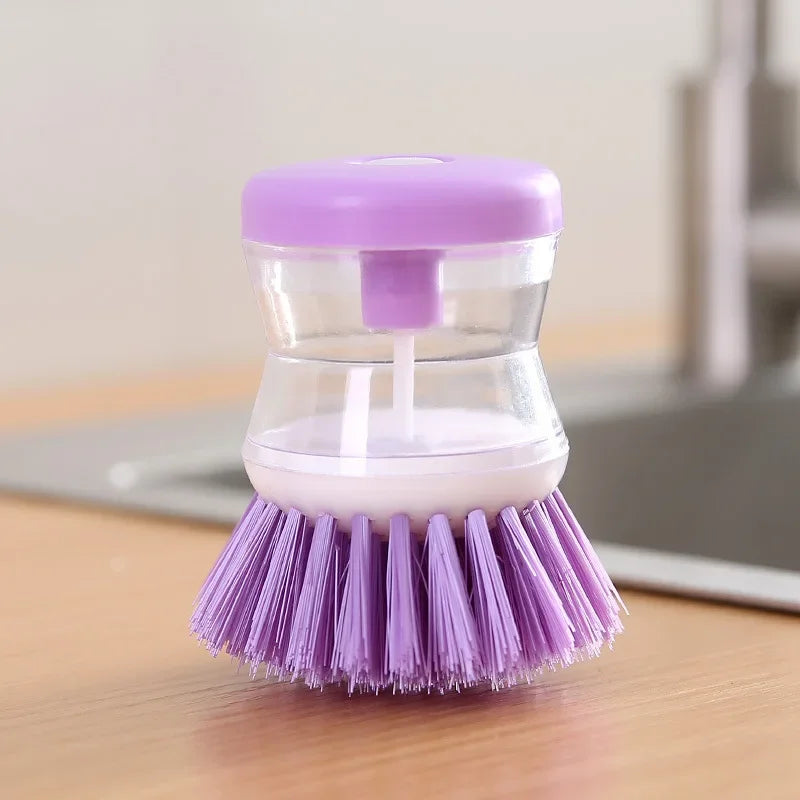 Automatic Kitchen Dish Brush with Soap Dispenser-7