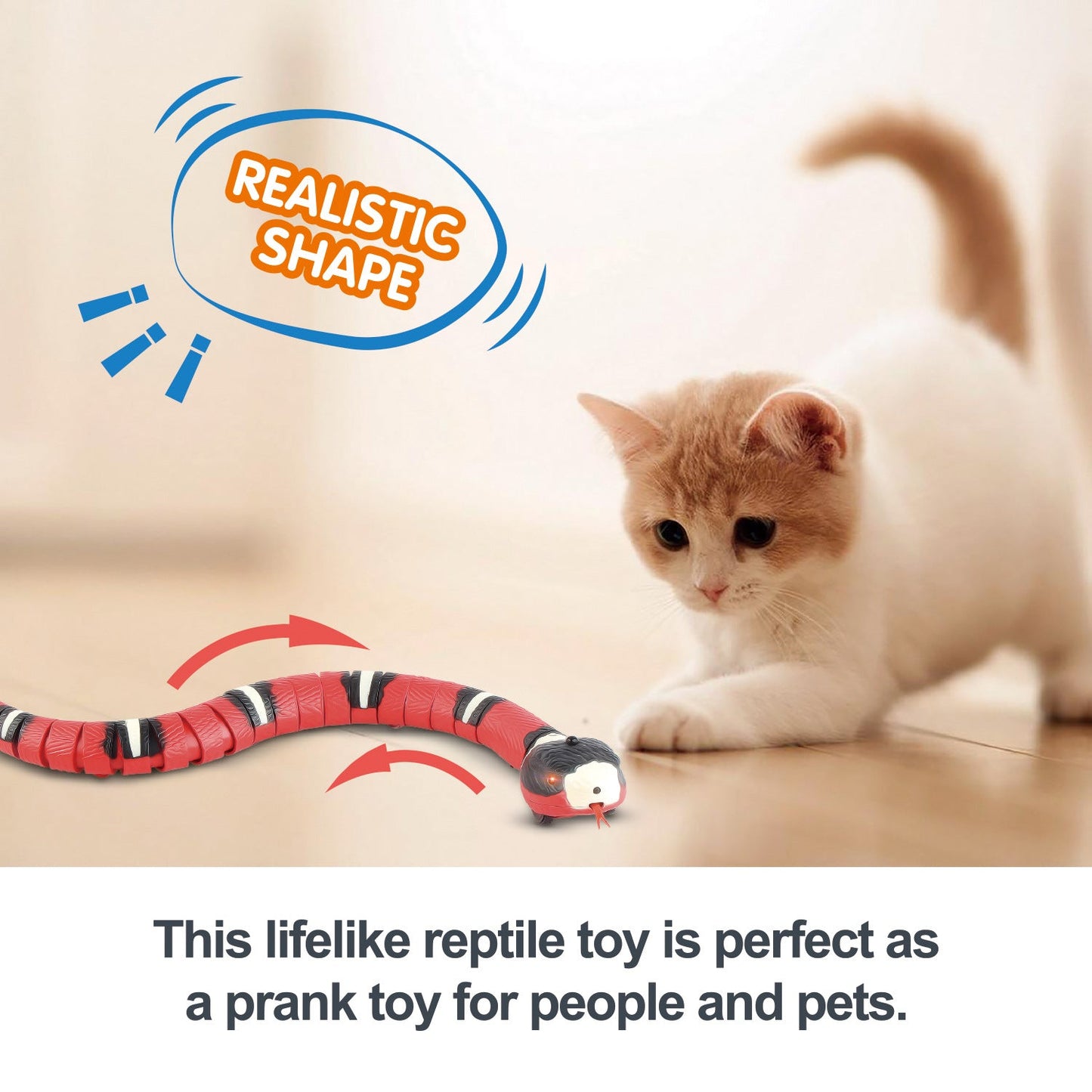 Automatic Smart Sensing Snake Pet Toy-1
