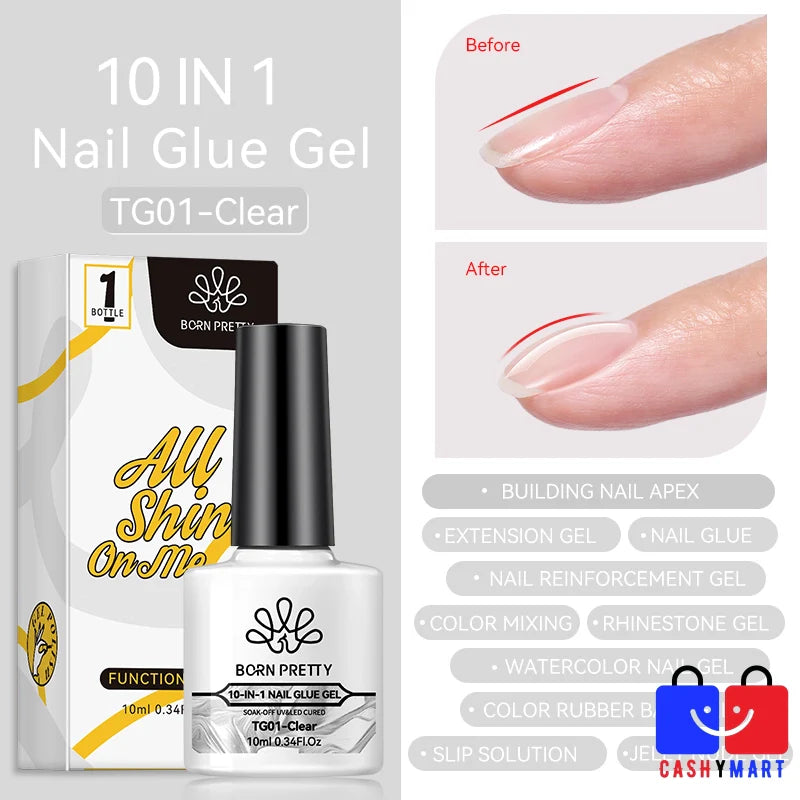 BORN PRETTY 10ml Jelly Nude Gel Nail Polish-17