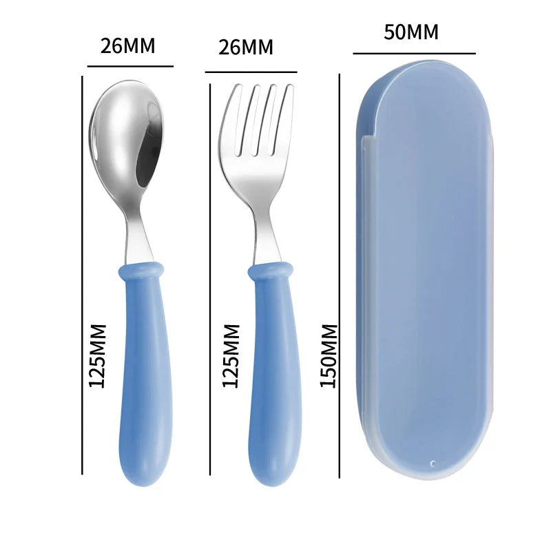 Baby Stainless Steel Tableware Set-7