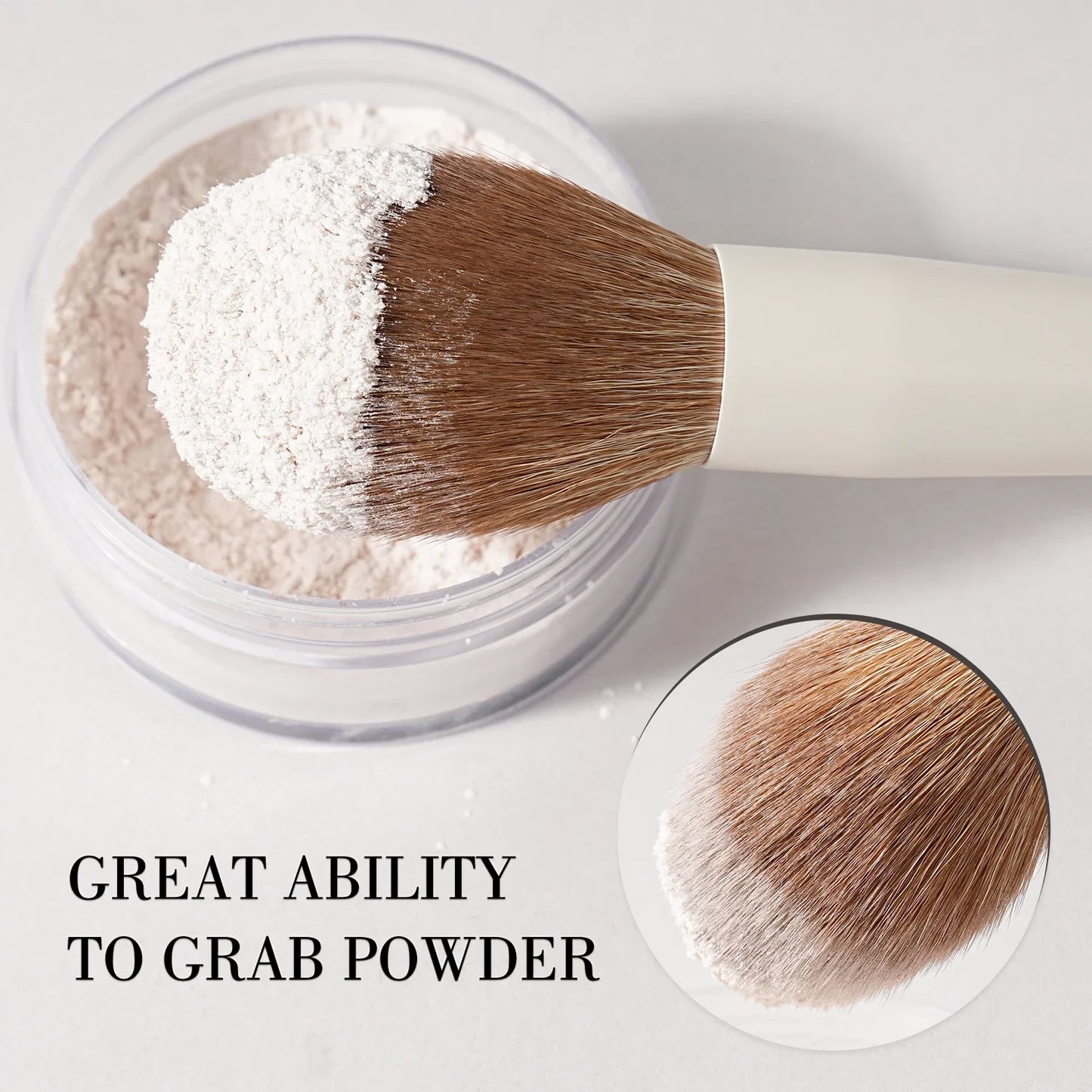 Beili 15 PCS Beige Makeup Brush Set-2