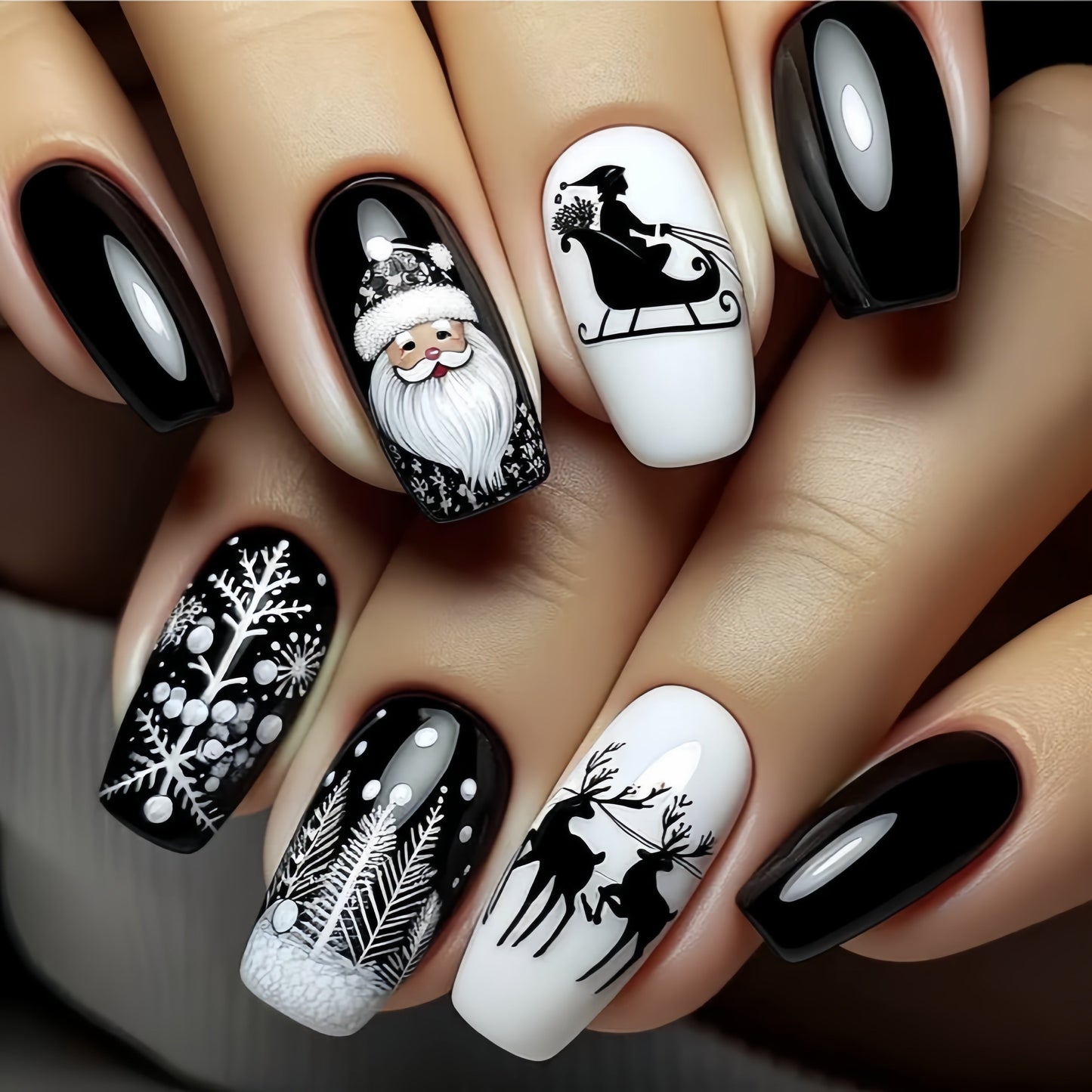 Black Ballet Press-On Nails-1