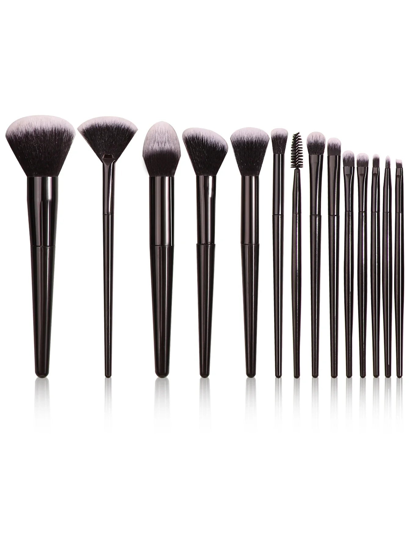 Black Makeup Brush Set Professional Tools-10