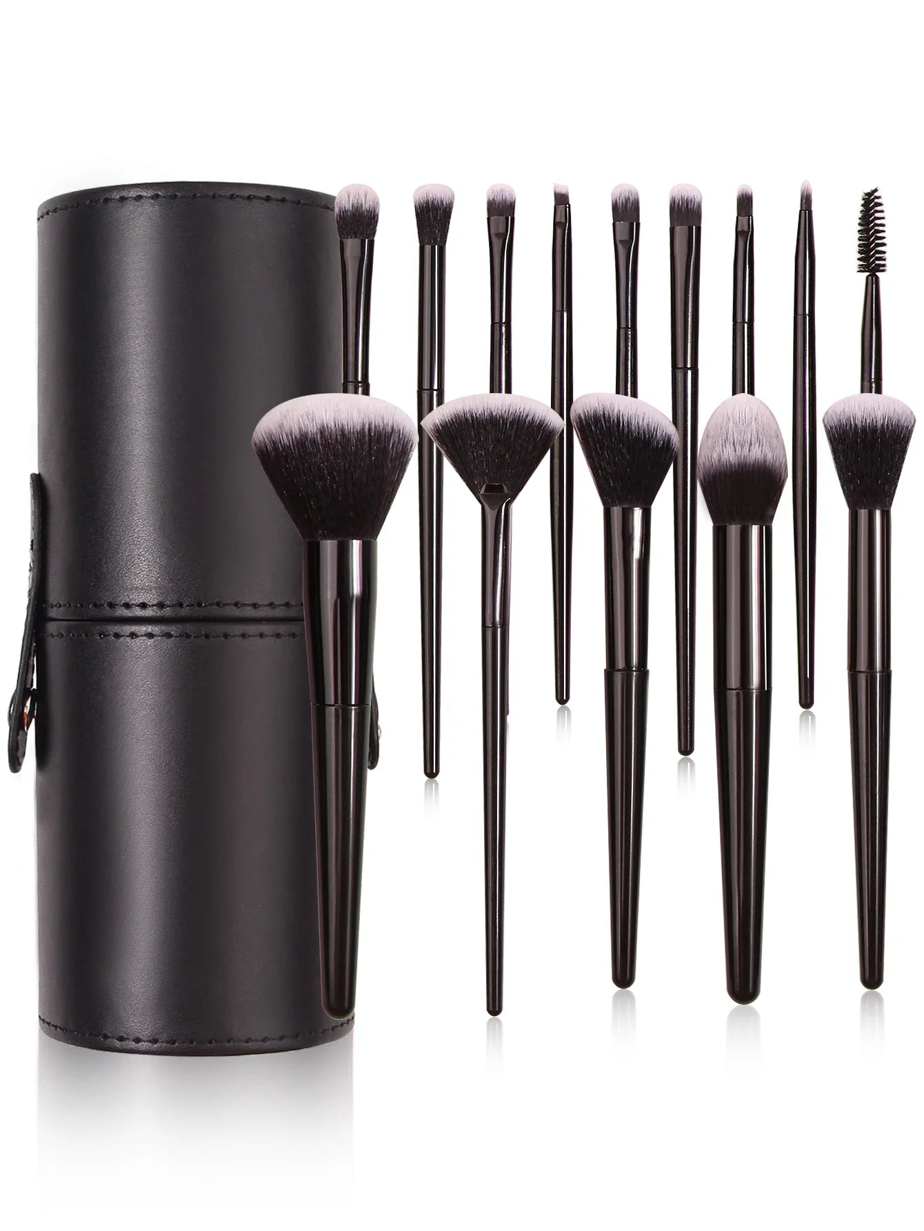 Black Makeup Brush Set Professional Tools-5