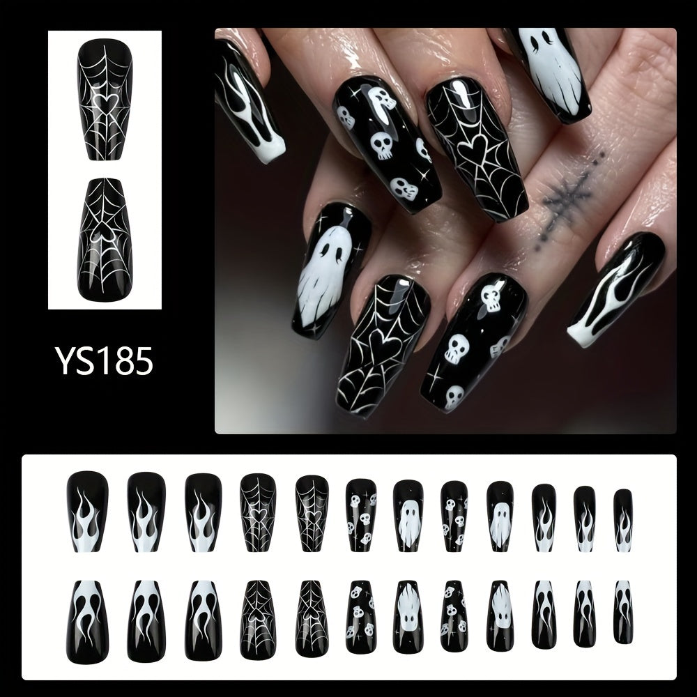 Black Square Press-on Nails-2