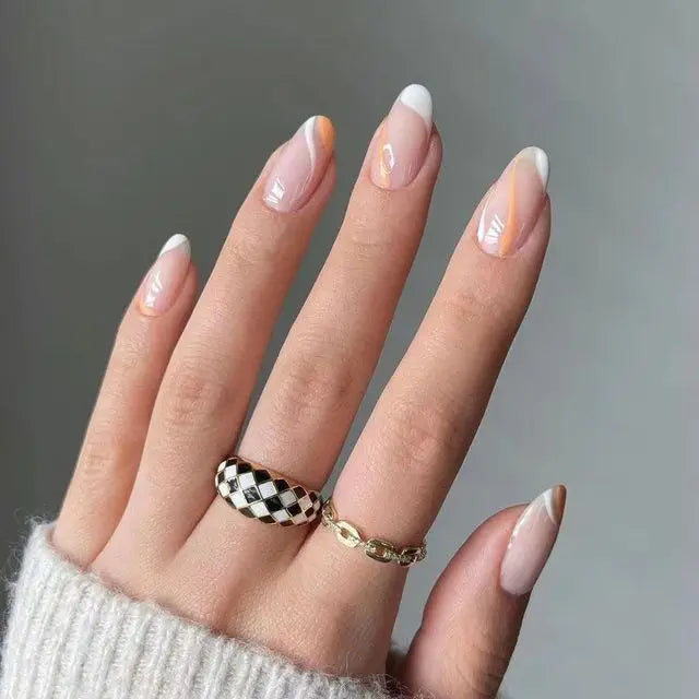 Blue Flame Love Press-On Nails-9