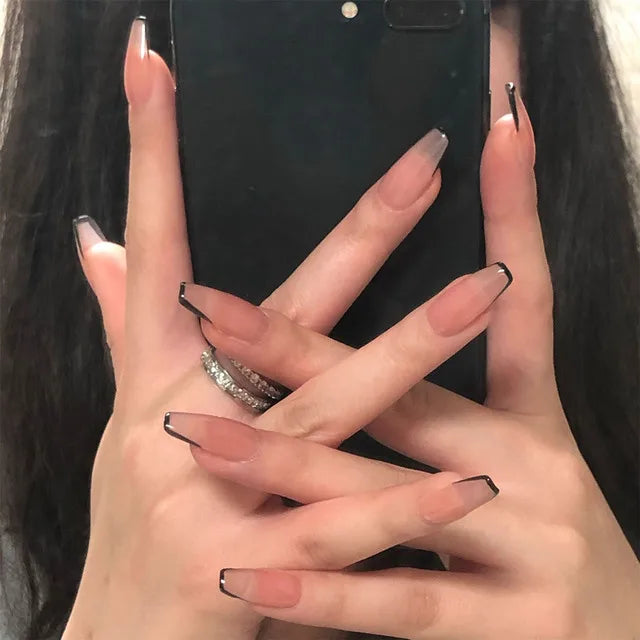 Blue Flame Love Press-On Nails-10