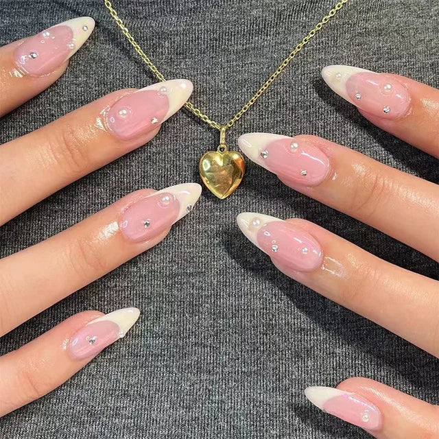 Blue Flame Love Press-On Nails-19