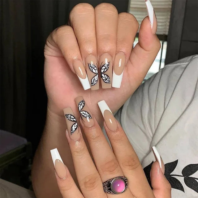 Blue Flame Love Press-On Nails-26