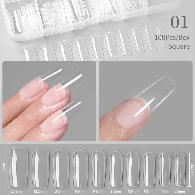 Born Pretty Solid Nail Tips Gel 30ml Long Lasting Manicure-19