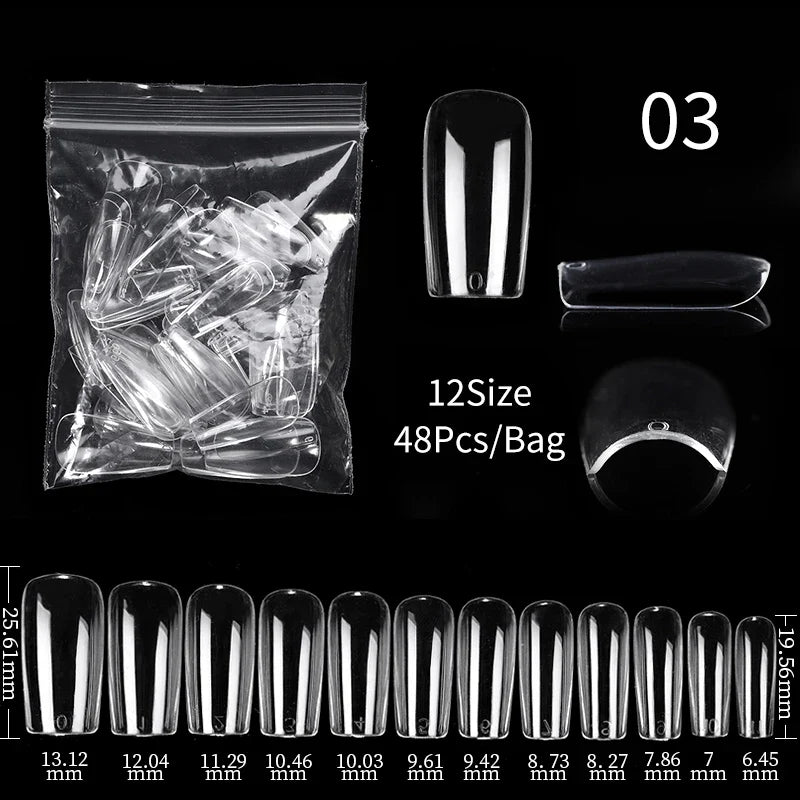 Born Pretty Solid Nail Tips Gel 30ml Long Lasting Manicure-24