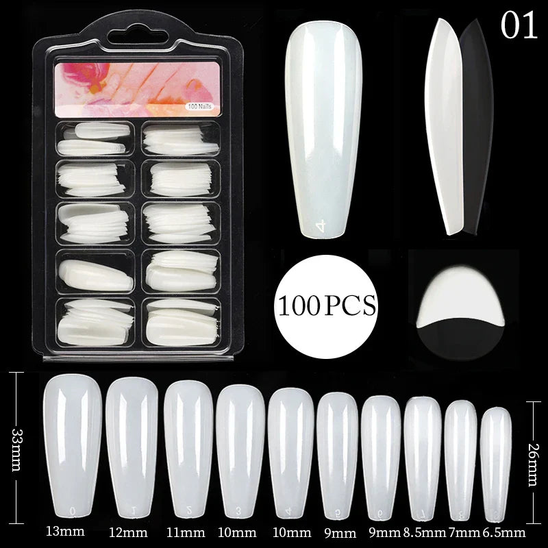Born Pretty Solid Nail Tips Gel 30ml Long Lasting Manicure-28