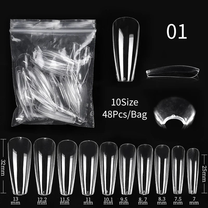 Born Pretty Solid Nail Tips Gel 30ml Long Lasting Manicure-23