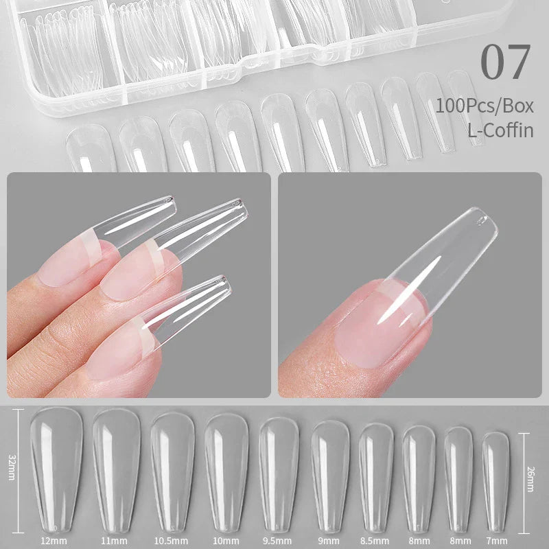 Born Pretty Solid Nail Tips Gel 30ml Long Lasting Manicure-33