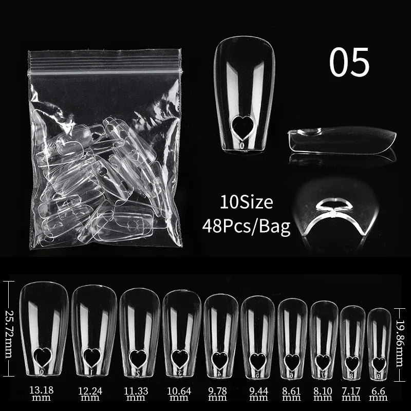 Born Pretty Solid Nail Tips Gel 30ml Long Lasting Manicure-18