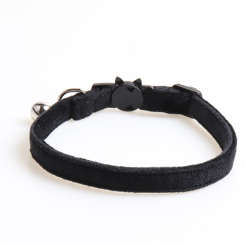 Bowknot Velvet Pet Collars for Dogs-7