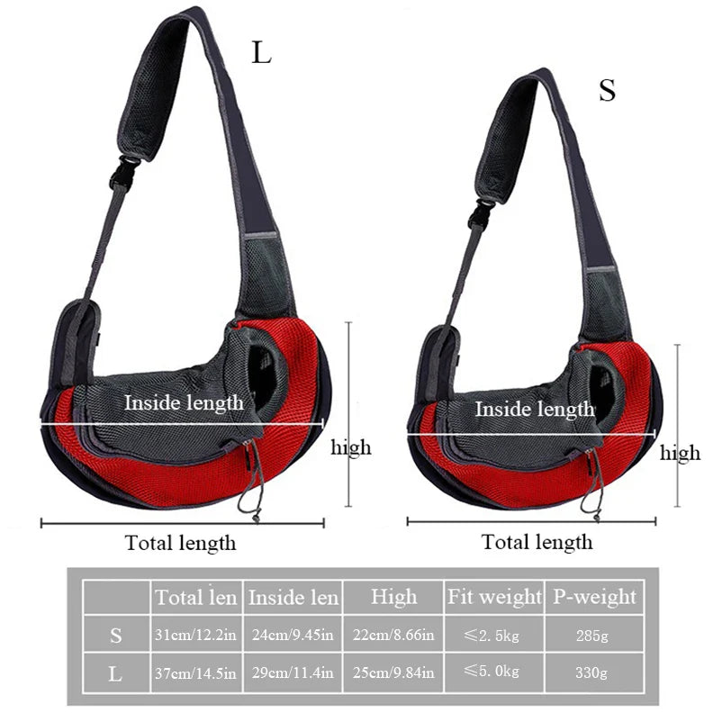 Breathable Mesh Dog Backpack Carrier-2