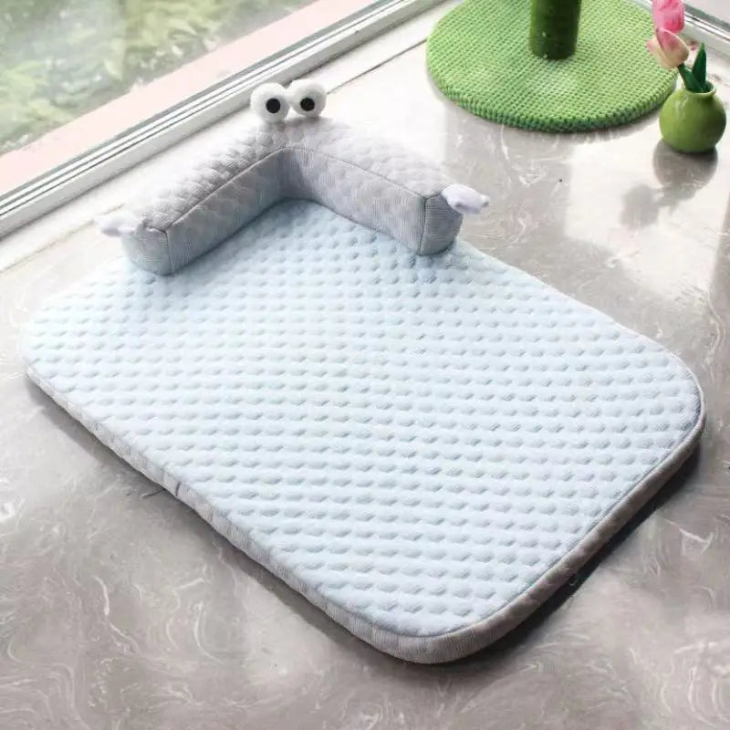 Breathable Summer Dog Bed Mat for Heatstroke Prevention-5