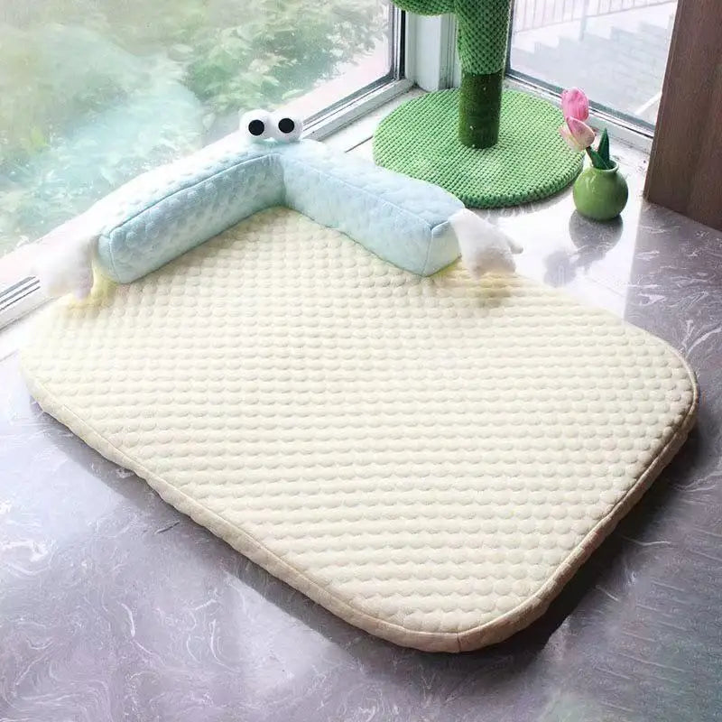 Breathable Summer Dog Bed Mat for Heatstroke Prevention-6