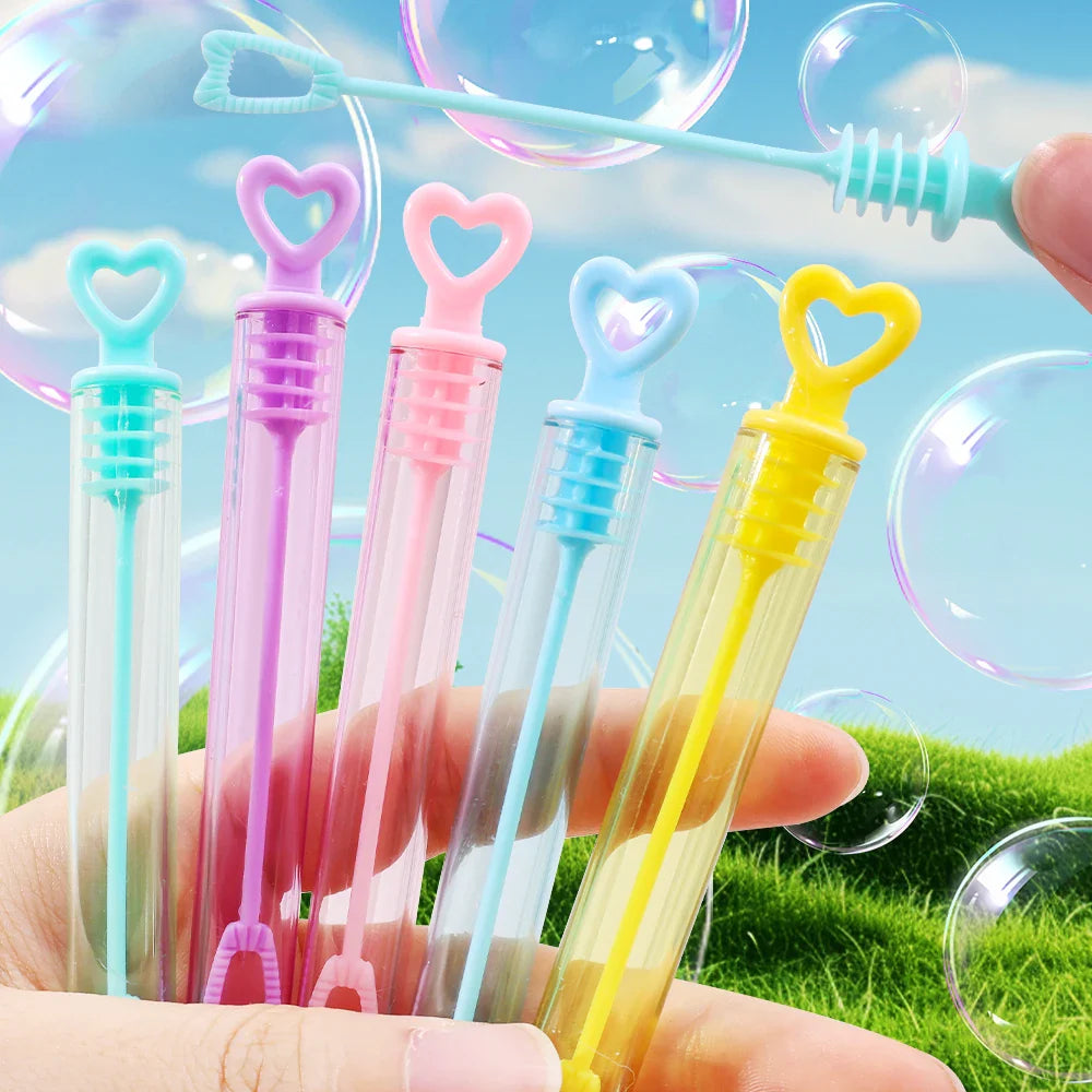 Bubble Blowing Love Colored Test Tube Party Toys-1