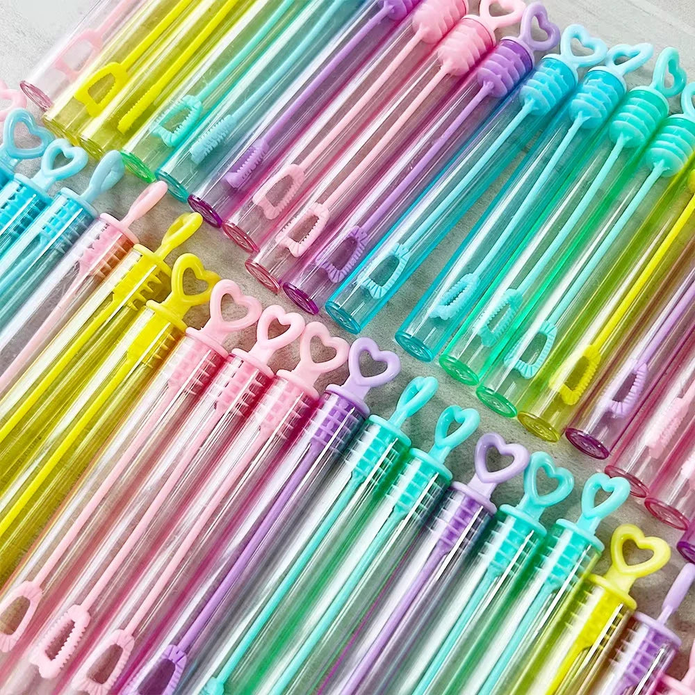 Bubble Blowing Love Colored Test Tube Party Toys-3
