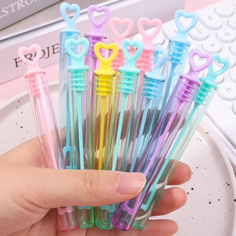 Bubble Blowing Love Colored Test Tube Party Toys-4