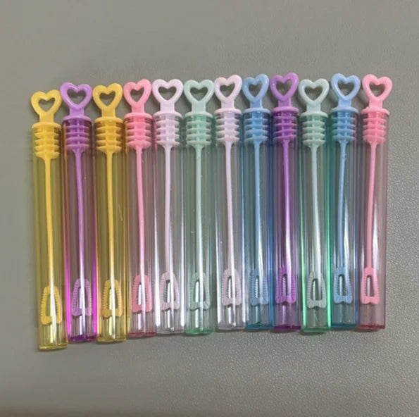 Bubble Blowing Love Colored Test Tube Party Toys-5