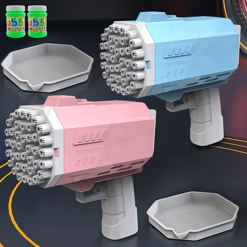 Bubble Gun With 2 Bottles Of 50ml Bubble Water-5
