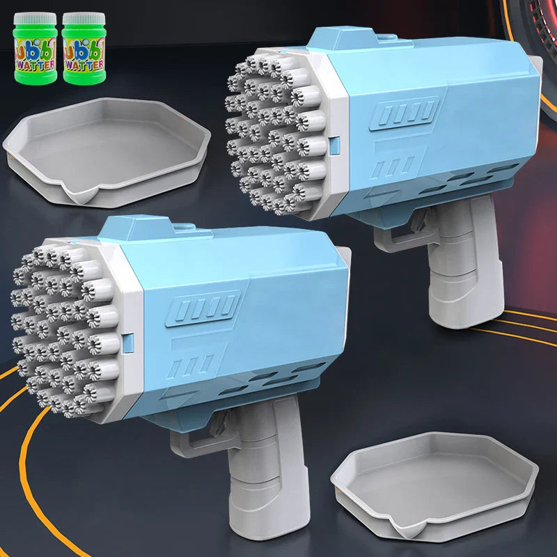 Bubble Gun With 2 Bottles Of 50ml Bubble Water-6