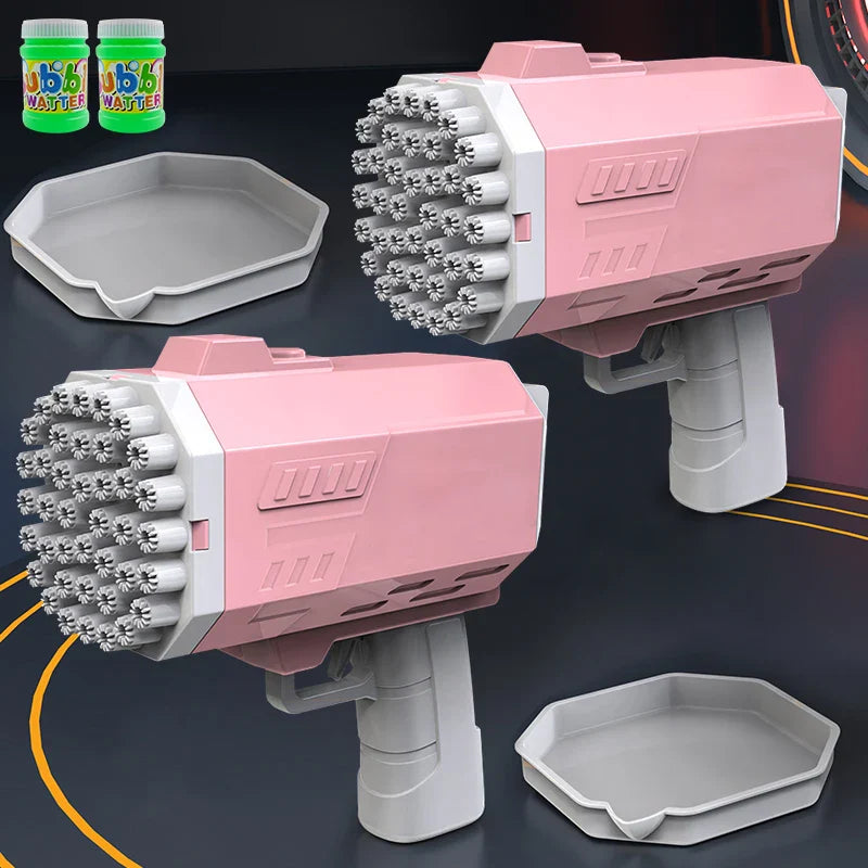 Bubble Gun With 2 Bottles Of 50ml Bubble Water-7