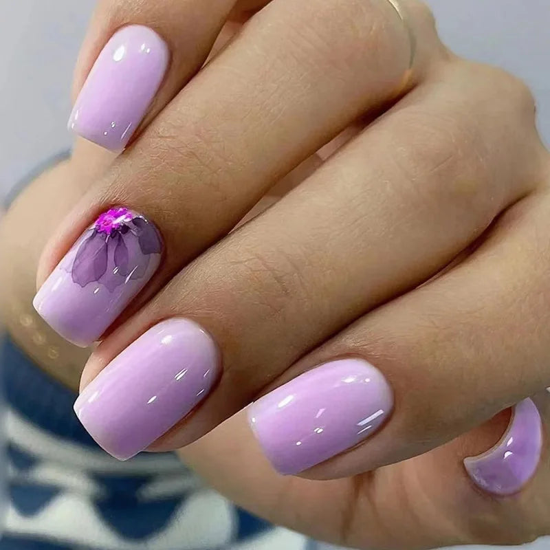 Butterfly Blossom Square Press-On Nails-6